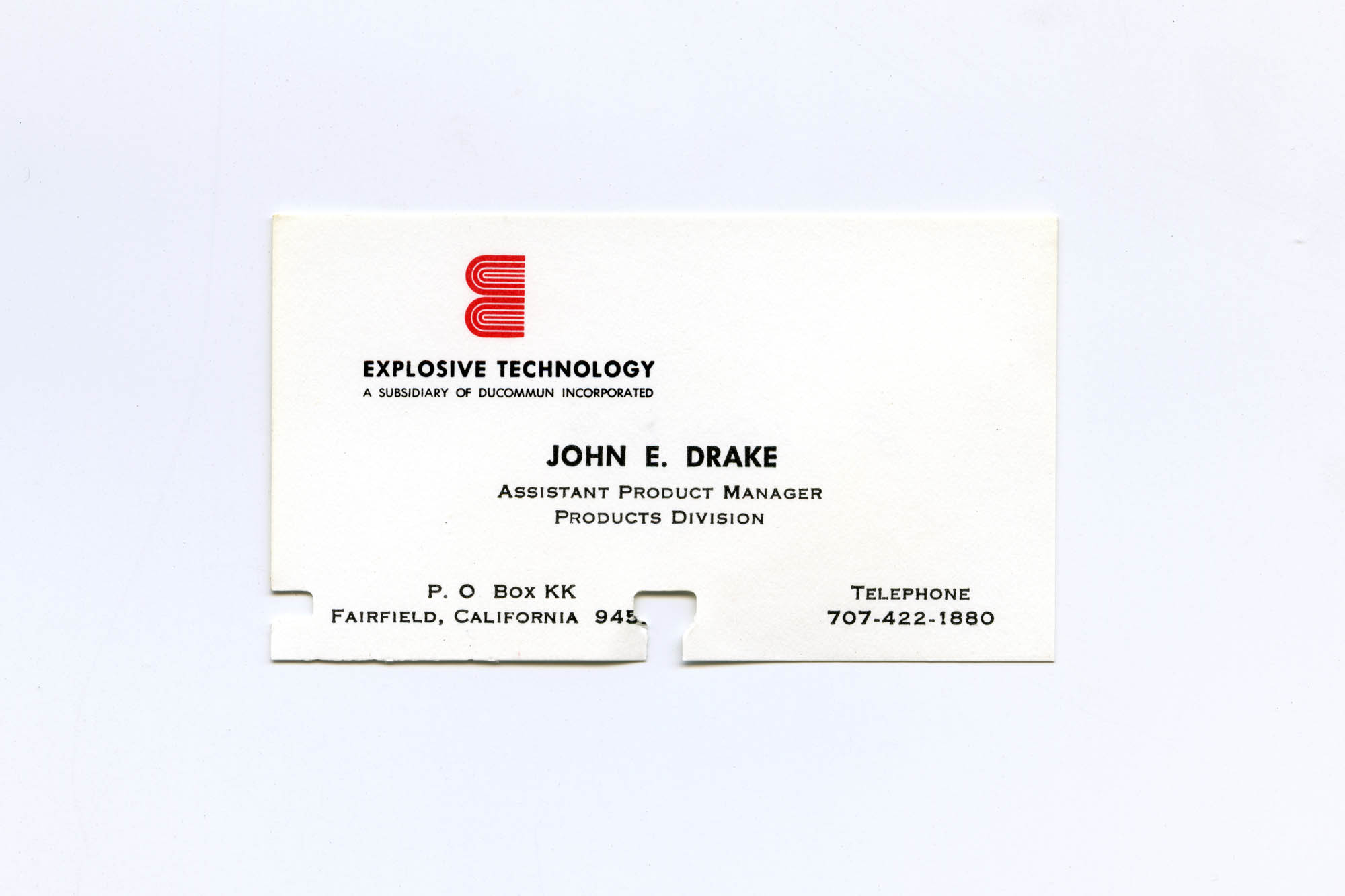 Los Alamos Rolodex business card, CLUI photo