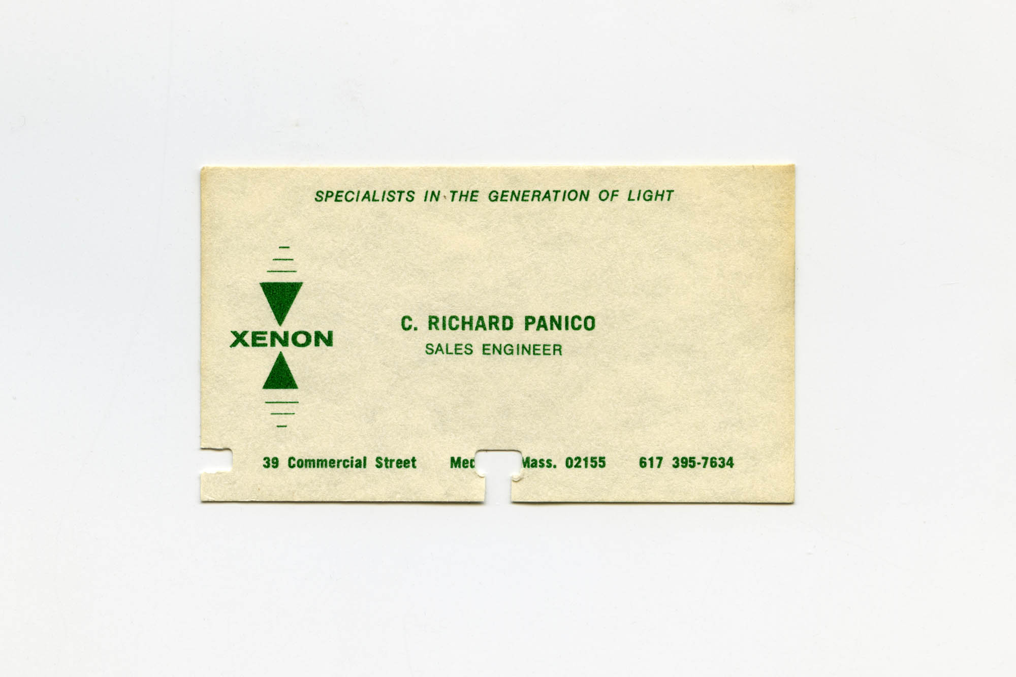 Los Alamos Rolodex business card, CLUI photo