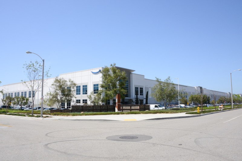 Amazon sortation center near Chino Airport