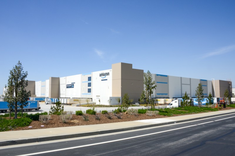 Amazon fulfillment center in Beaumont, CA