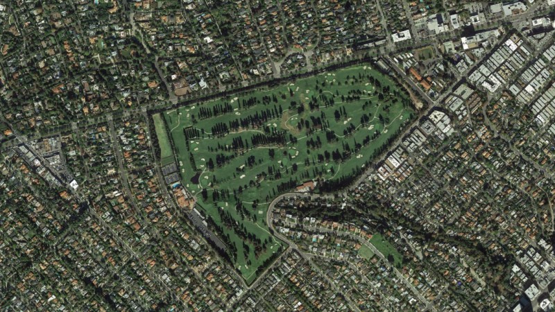 golf course aerial
