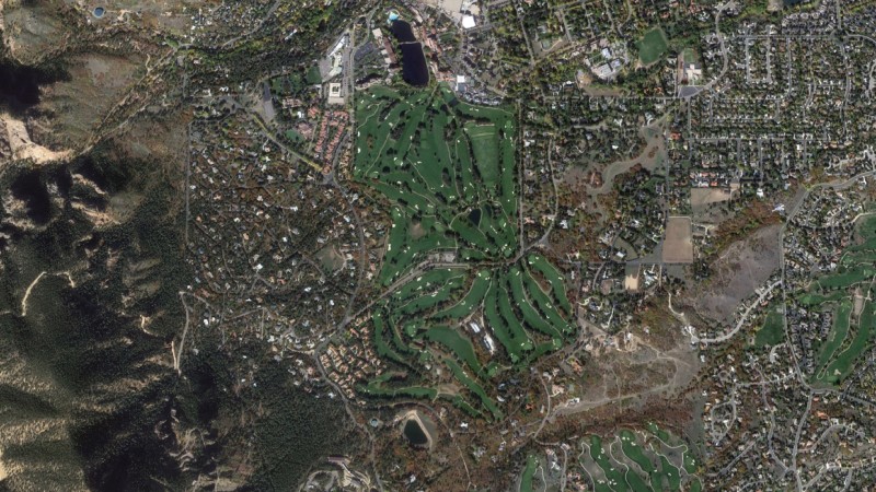golf course aerial