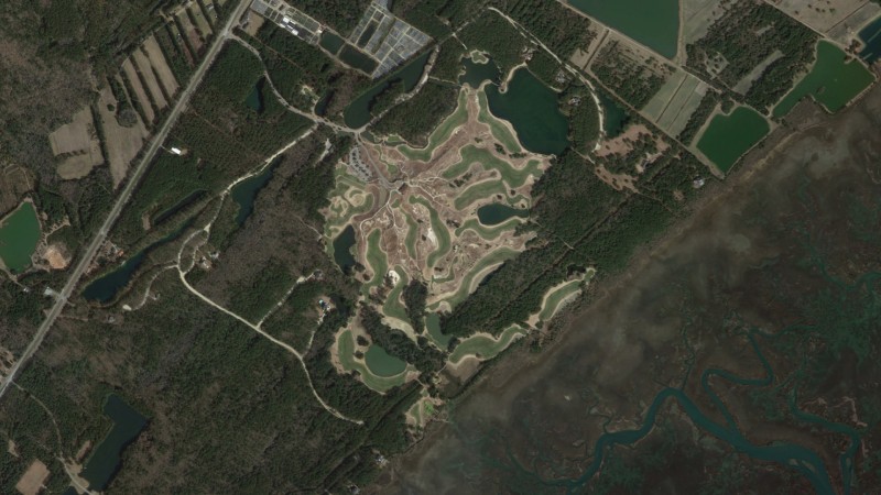 golf course aerial