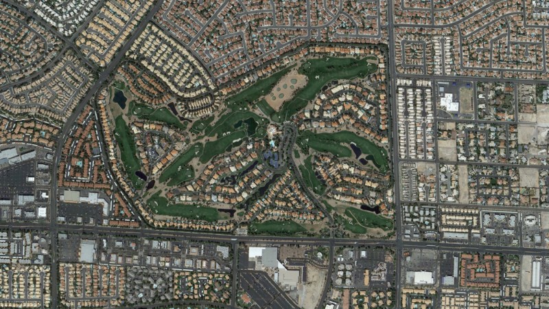 golf course aerial