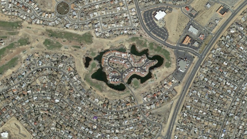 golf course aerial