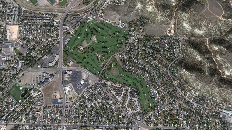 golf course aerial