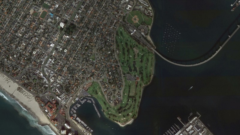 golf course aerial