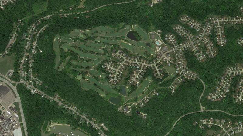 golf course aerial