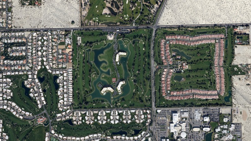 golf course aerial
