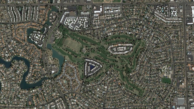 golf course aerial