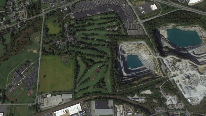 golf course aerial