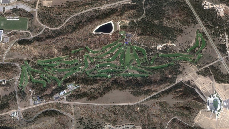 golf course aerial