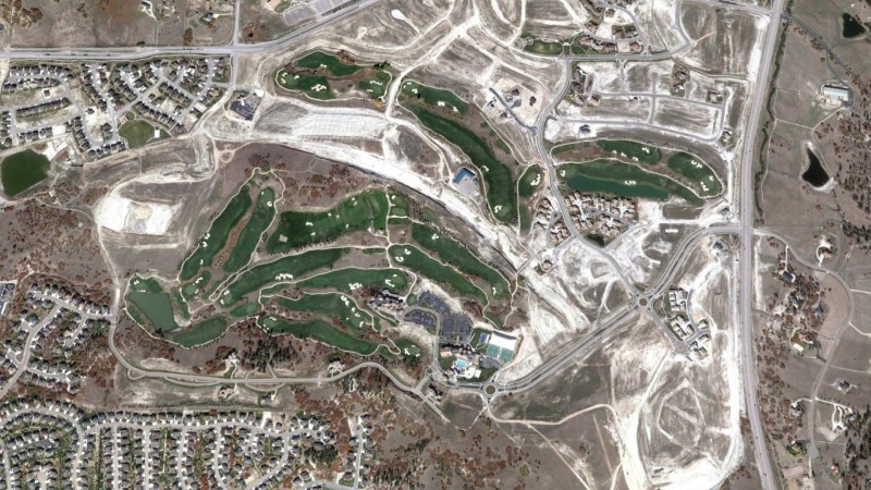 golf course aerial