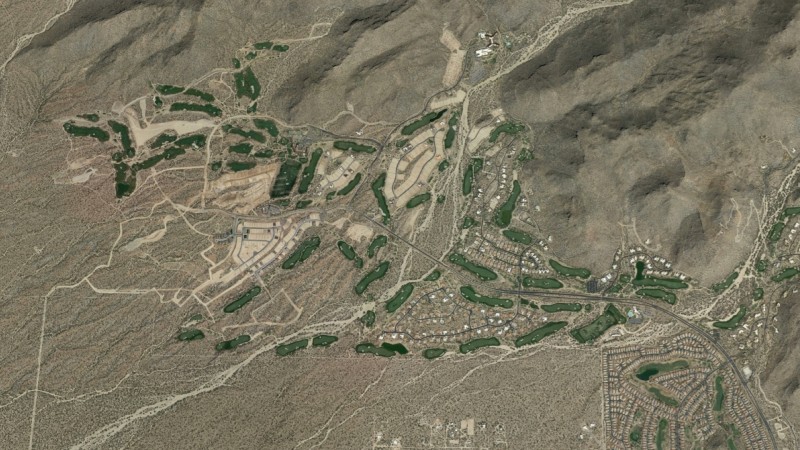 golf course aerial