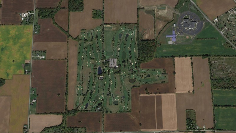 golf course aerial