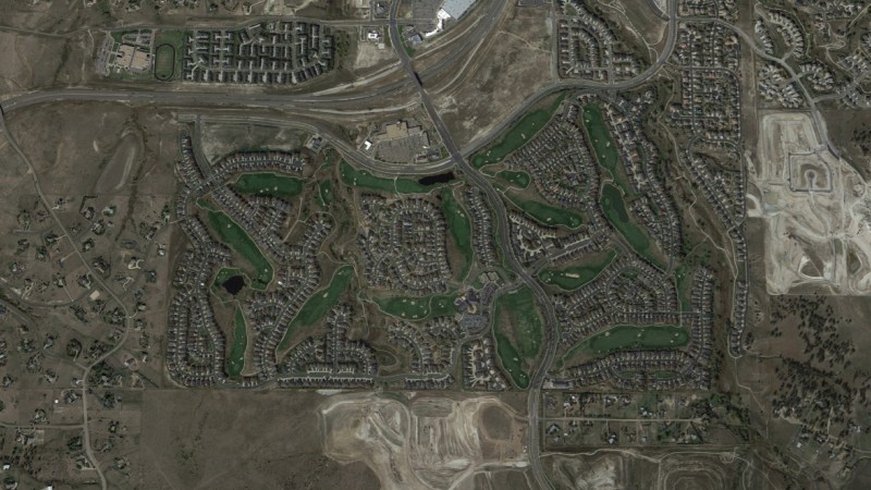 golf course aerial