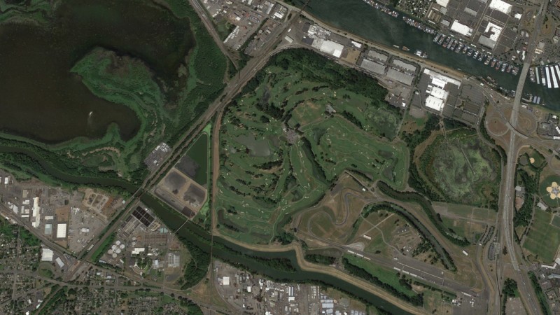 golf course aerial