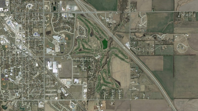 golf course aerial