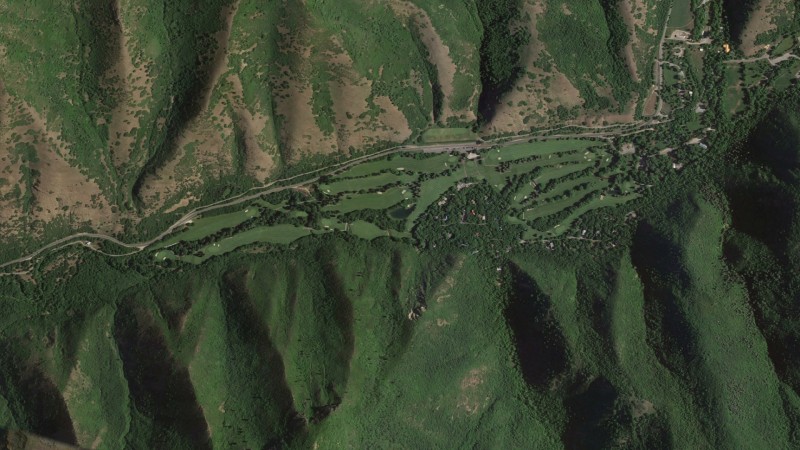 golf course aerial