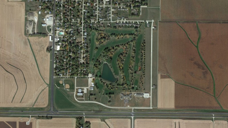 golf course aerial