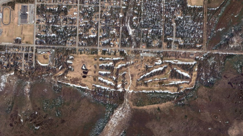 golf course aerial