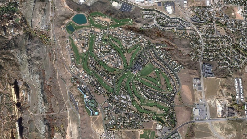 golf course aerial