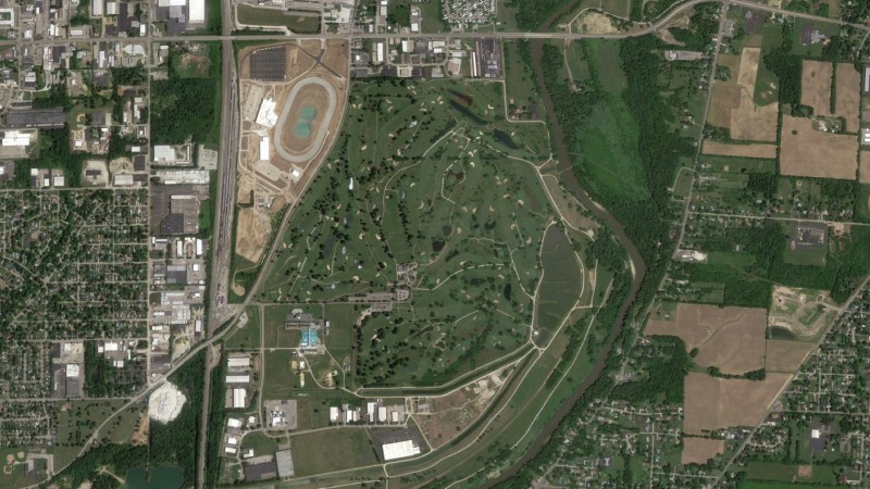 golf course aerial