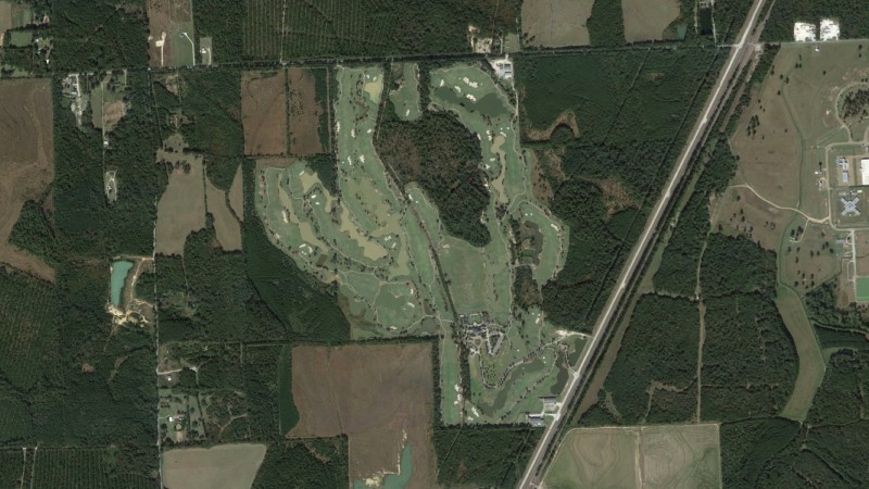 golf course aerial