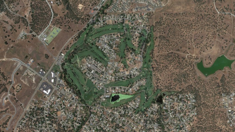 golf course aerial