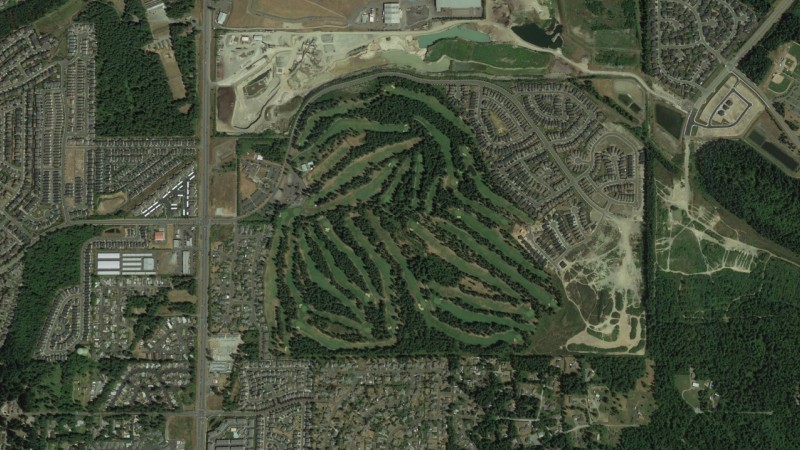 golf course aerial
