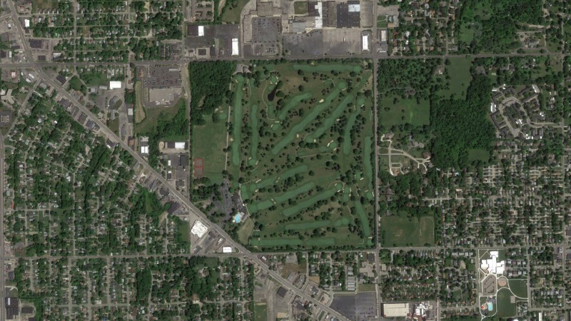 golf course aerial