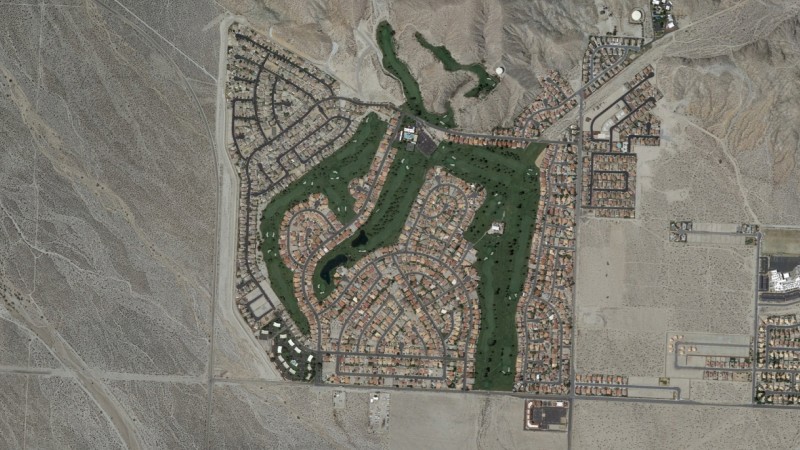 golf course aerial