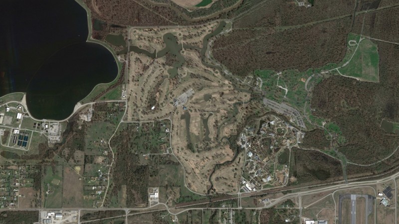 golf course aerial