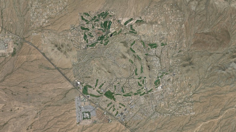 golf course aerial