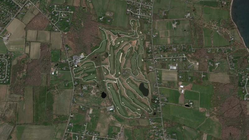 golf course aerial