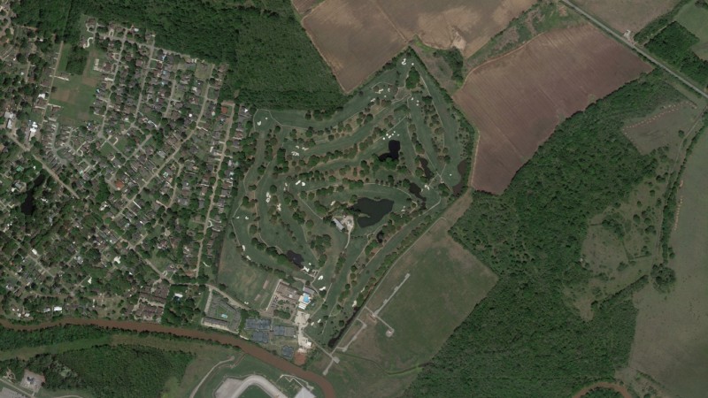 golf course aerial