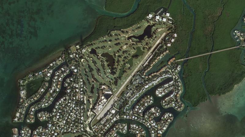 golf course aerial