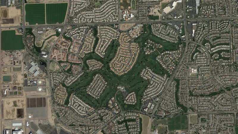 golf course aerial