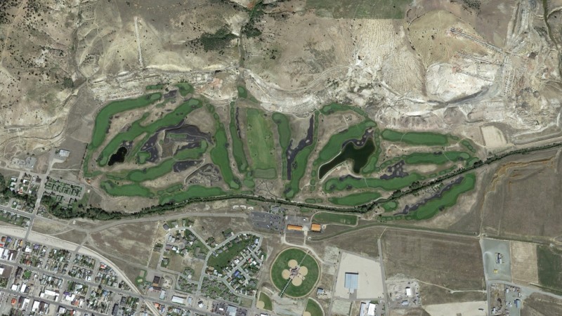 golf course aerial