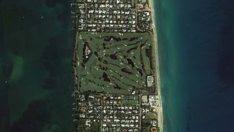 golf course aerial