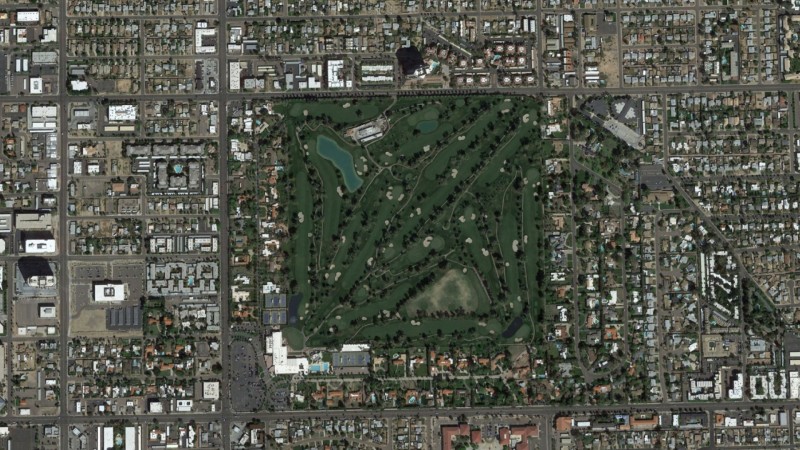 golf course aerial