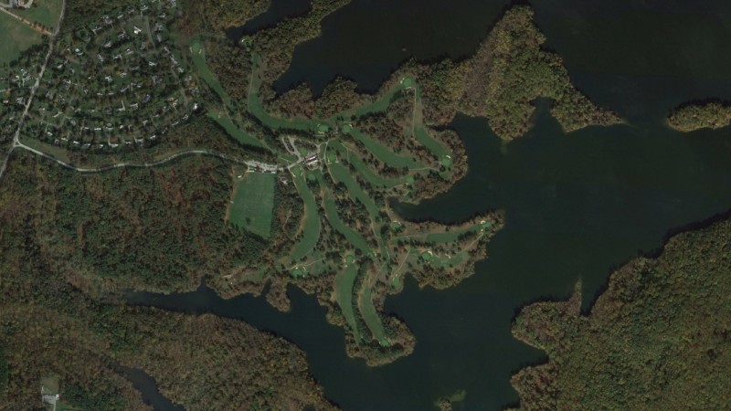 golf course aerial