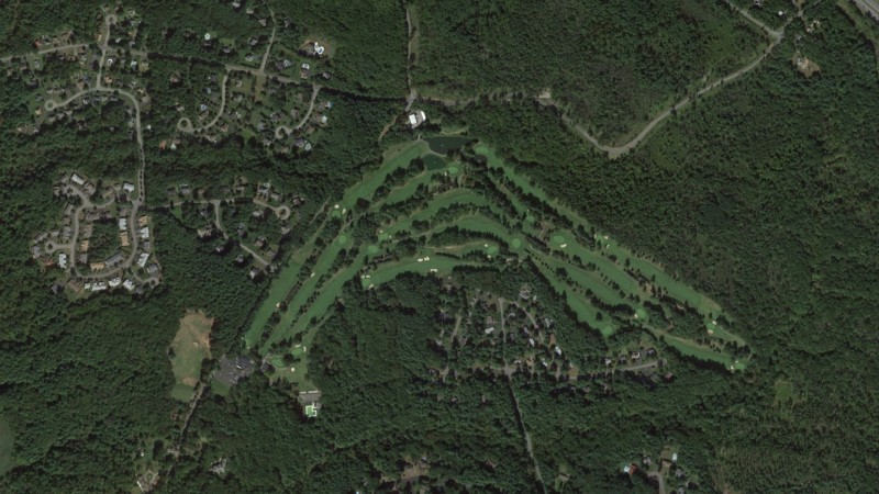 golf course aerial