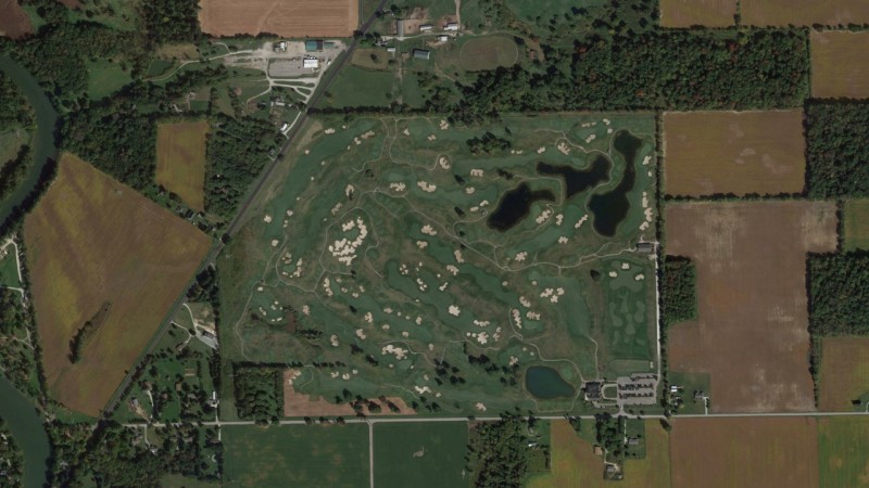 golf course aerial