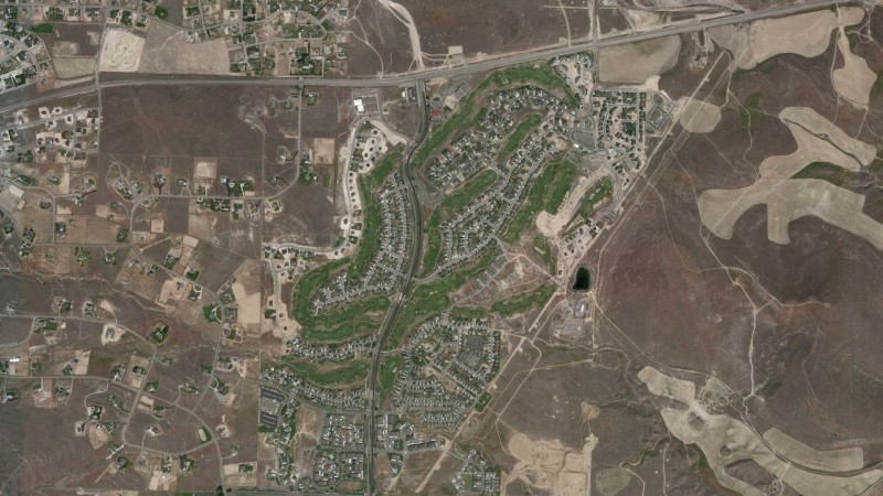 golf course aerial