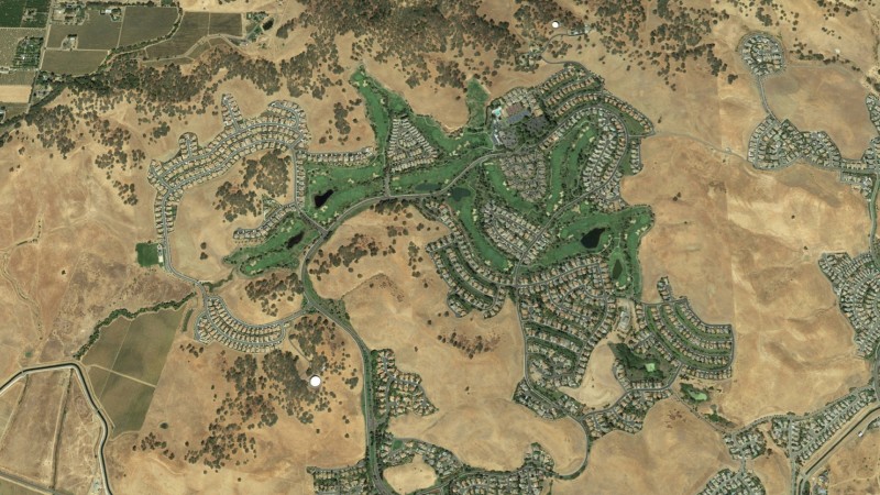 golf course aerial