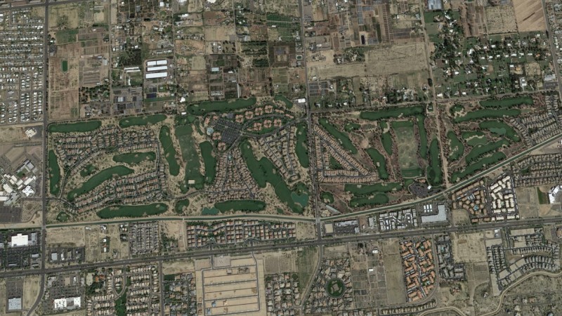 golf course aerial