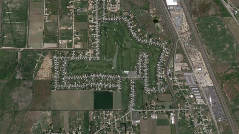 golf course aerial