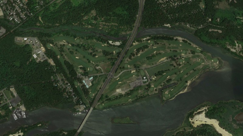golf course aerial