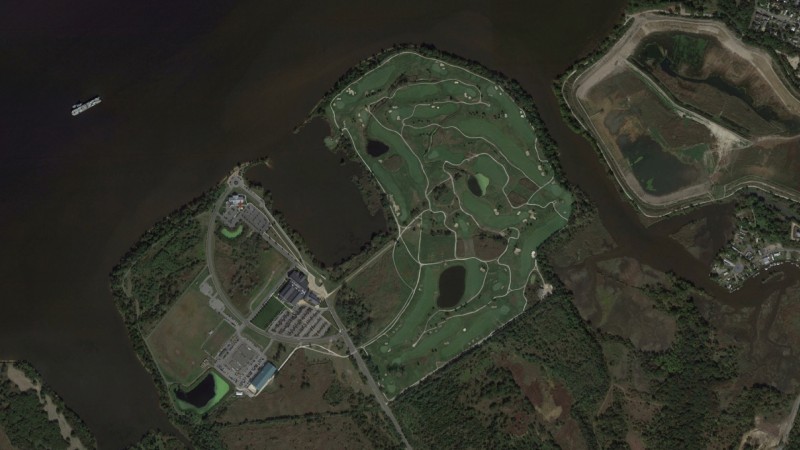 golf course aerial